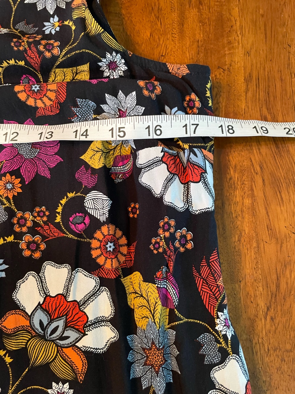 J Jill Black Floral Tiered Hem Lightweight Sleeveless Dress XS Vacation Summer - Picture 8 of 9